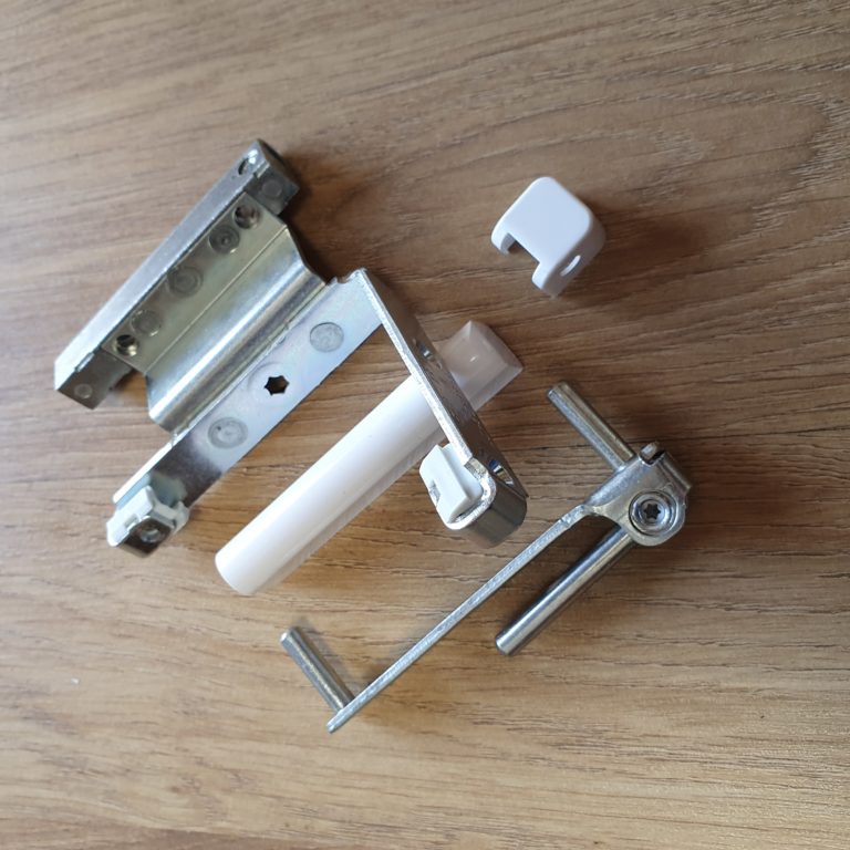 GU Bottom Hinge Set 13mm R/H White (gubhsbw1) King Solutions UK