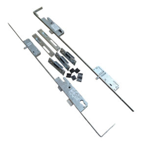 KFV Mk2 Stable Door Kit (KFV16)- Roundbolt Version - Backset 35mm - Key Wind Up - Faceplate 16mm