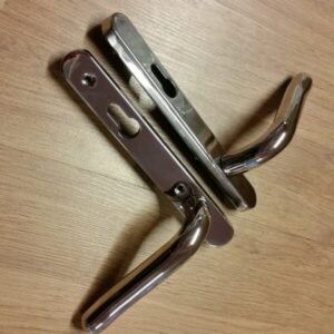 Chrome Nanocoast Handles 92mm L/Lever Short Backplate(clh92lls)