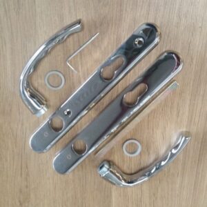 92MM L/LEVER 210MM BACKPLATE- SNAP FIX (122MM SHC) (DH11SN)