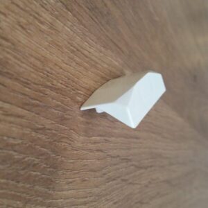 WHITE REHAU ANGLED Handle Wedge for Cockspur (HAN05F)