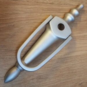 Slimline Urn Knocker with Hole Satin (KN04sa)