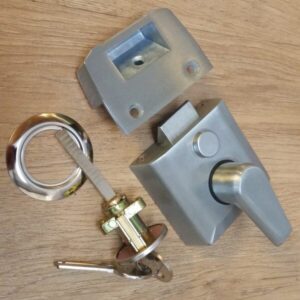 Silver Nightlatch 40mm (nlp014b)