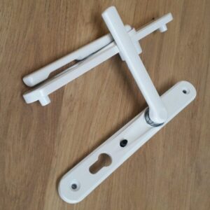 Bifold/Shutter 92mm L/Lever Folding Handle L/H White(bfs92lw)