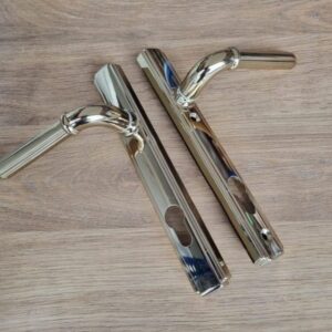 92mm Brass (115mm shc) Lever/Lever Handles x 5 pairs (promodh13)