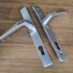 92mm Silver 3 Hole Fix Lever/Lever Handles x 5 pairs (promodh12)