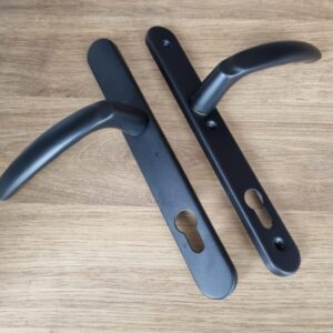 92mm Black 3 Hole Fix Lever/Lever Handles x 5 pairs (promodh11)