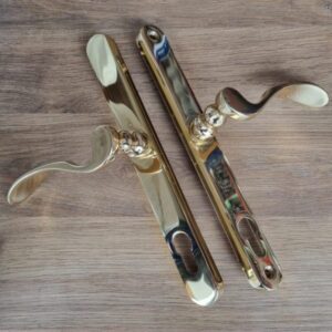 92mm Brass Swan neck  XL Lever/Lever Handles x 5 pairs (promodh10)