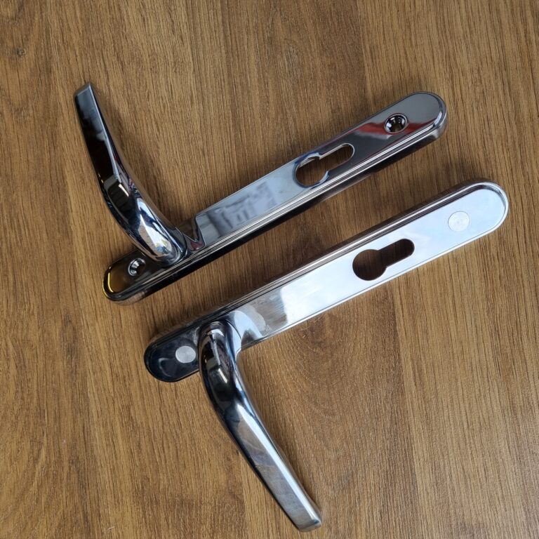 92mm L/Lever Avocet/Roto 220mm Backplate Chrome(165mm Screw hole