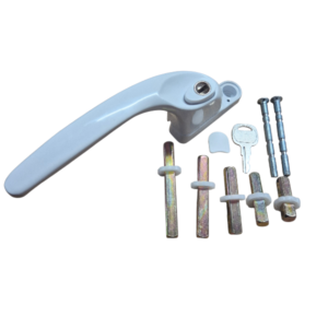 White Left Hand Locking -  (inc 5 x Spindles) (Han40wl)