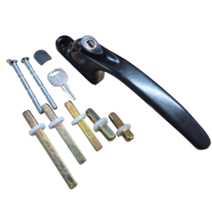 Black Inline Locking -  (inc 5 x Spindles) (Han40bi)