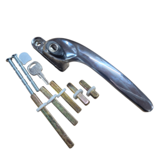 Chrome Right Hand Locking -  (inc 5 x Spindles) (Han40cr)