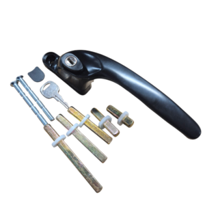 Black Right Hand Locking -  (inc 5 x Spindles) (Han40br)