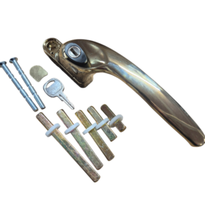 Brass Right Hand Locking -  (inc 5 x Spindles) (Han40gr)