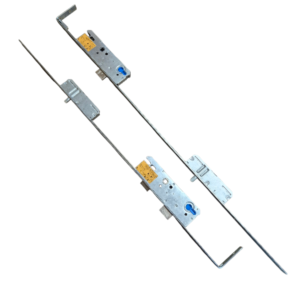 KFV Mk 1 Stable Door Kit (KFV16d)- Roundbolt Version - Backset 35mm - Key Wind Up - Faceplate 20mm