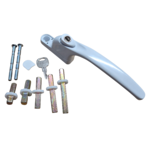 White Inline Locking -  (inc 5 x Spindles) (Han40wii)