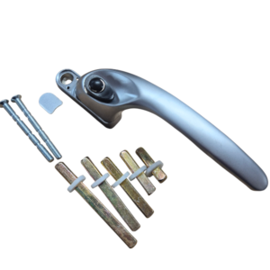 Silver Right Hand Non Locking -  (inc 5 x Spindles) (Han40srn)