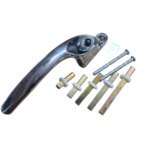 Chrome Left Hand Non Locking -  (inc 5 x Spindles) (Han40cln)