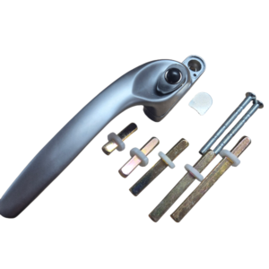 Silver Left Hand Non Locking -  (inc 5 x Spindles) (Han40sln)