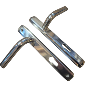 92mm L/L Asguard Polished Silver - 238mm Backplate(203mm Screw hole centres) (asgu9ps)